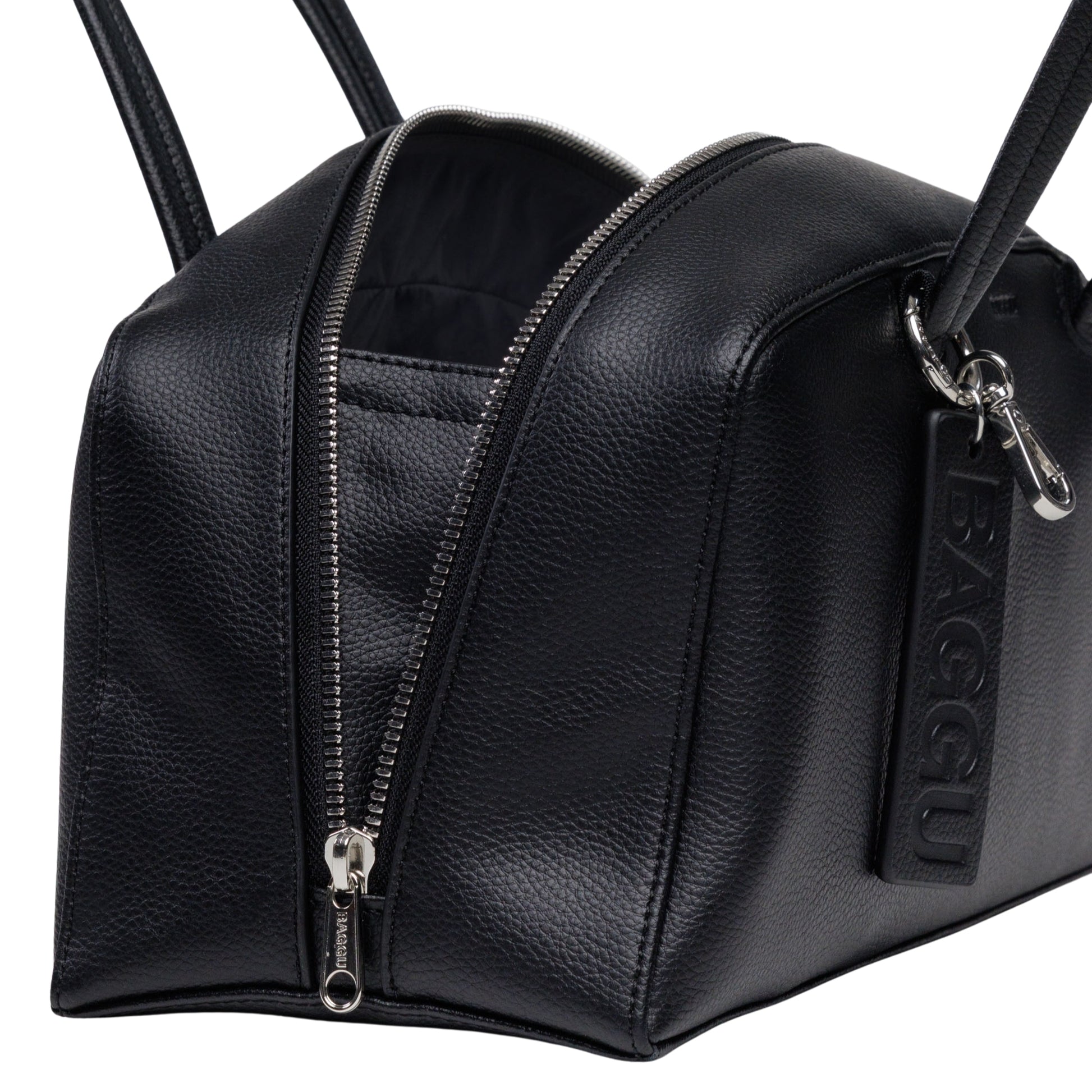 Baggu Recycled Leather Bowler Bag