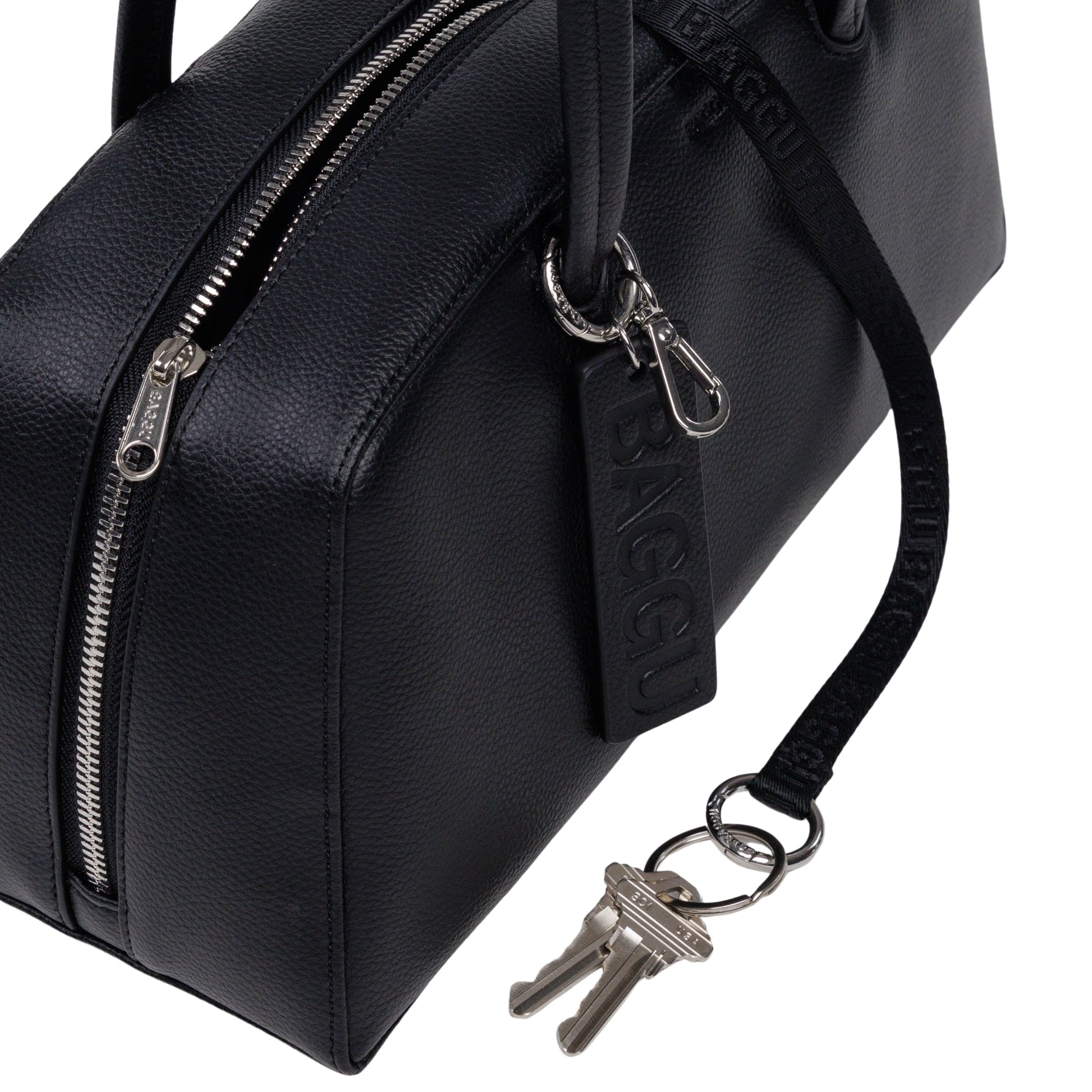 Baggu Recycled Leather Bowler Bag