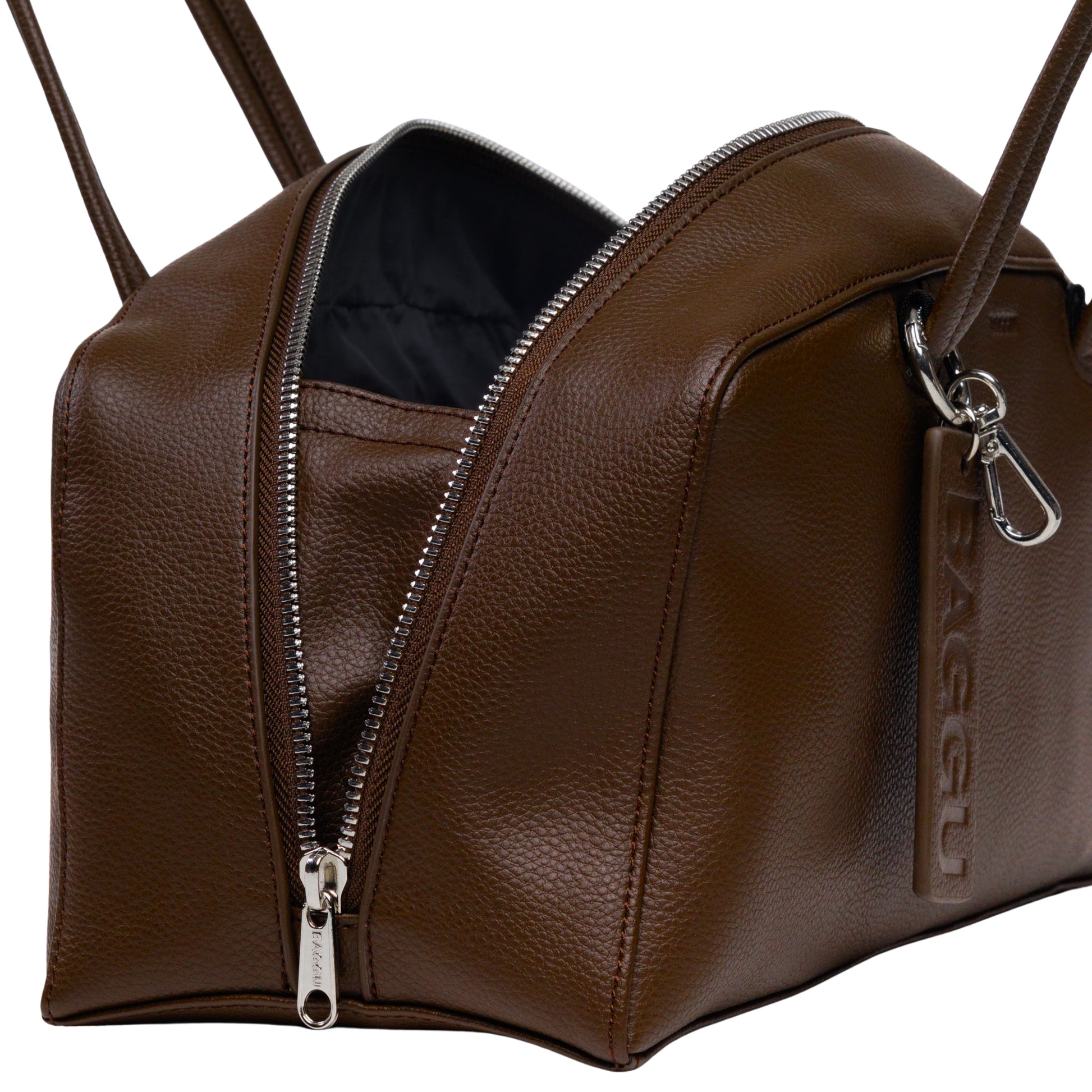 Baggu Recycled Leather Bowler Bag