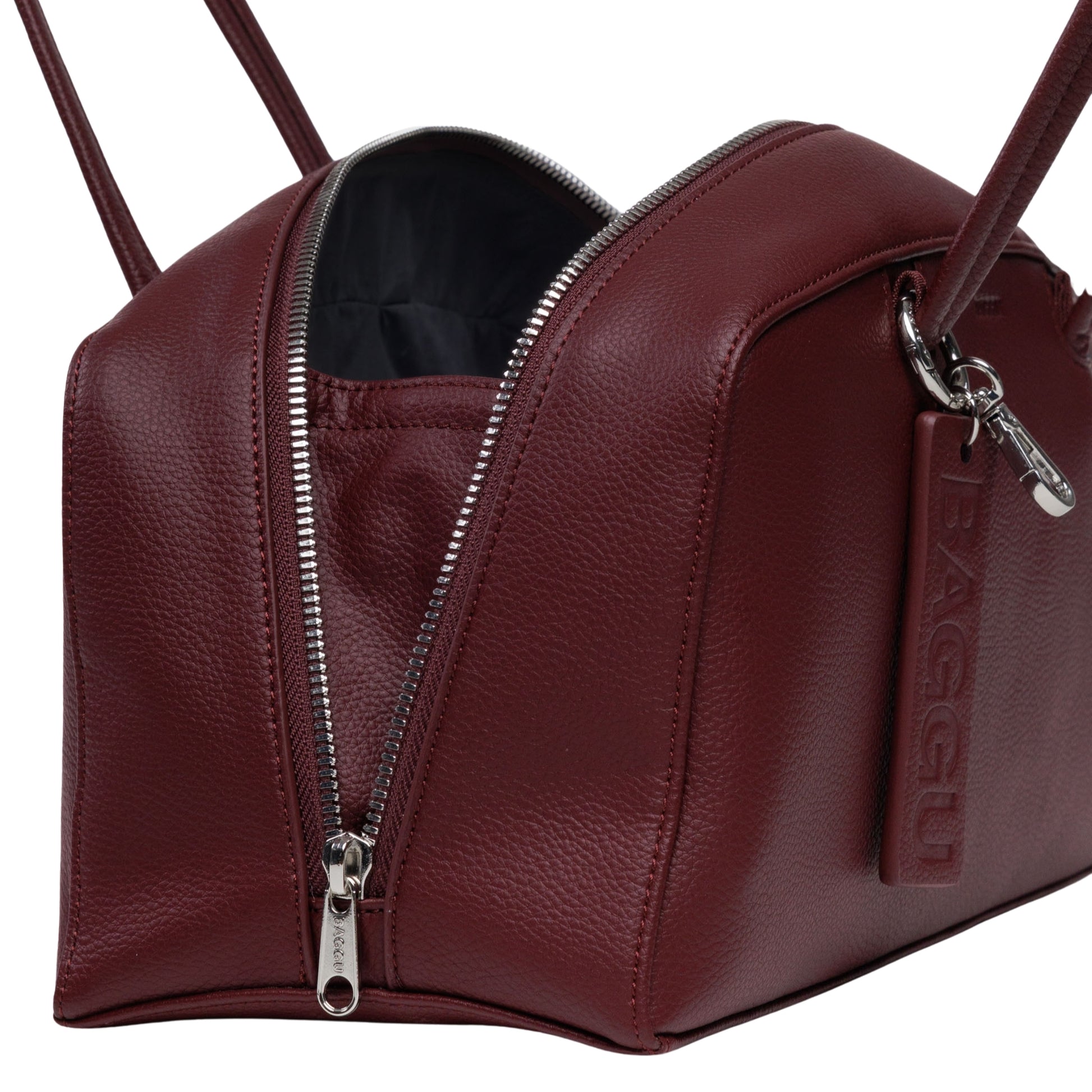 Baggu Recycled Leather Bowler Bag