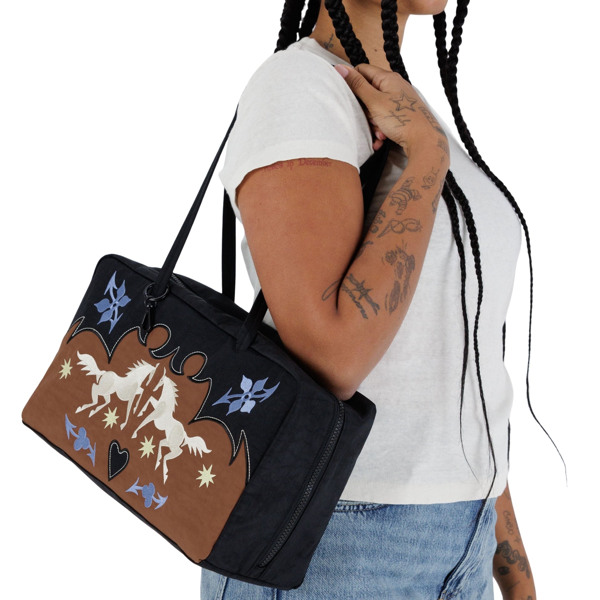 Baggu Medium Nylon Bowler Bag
