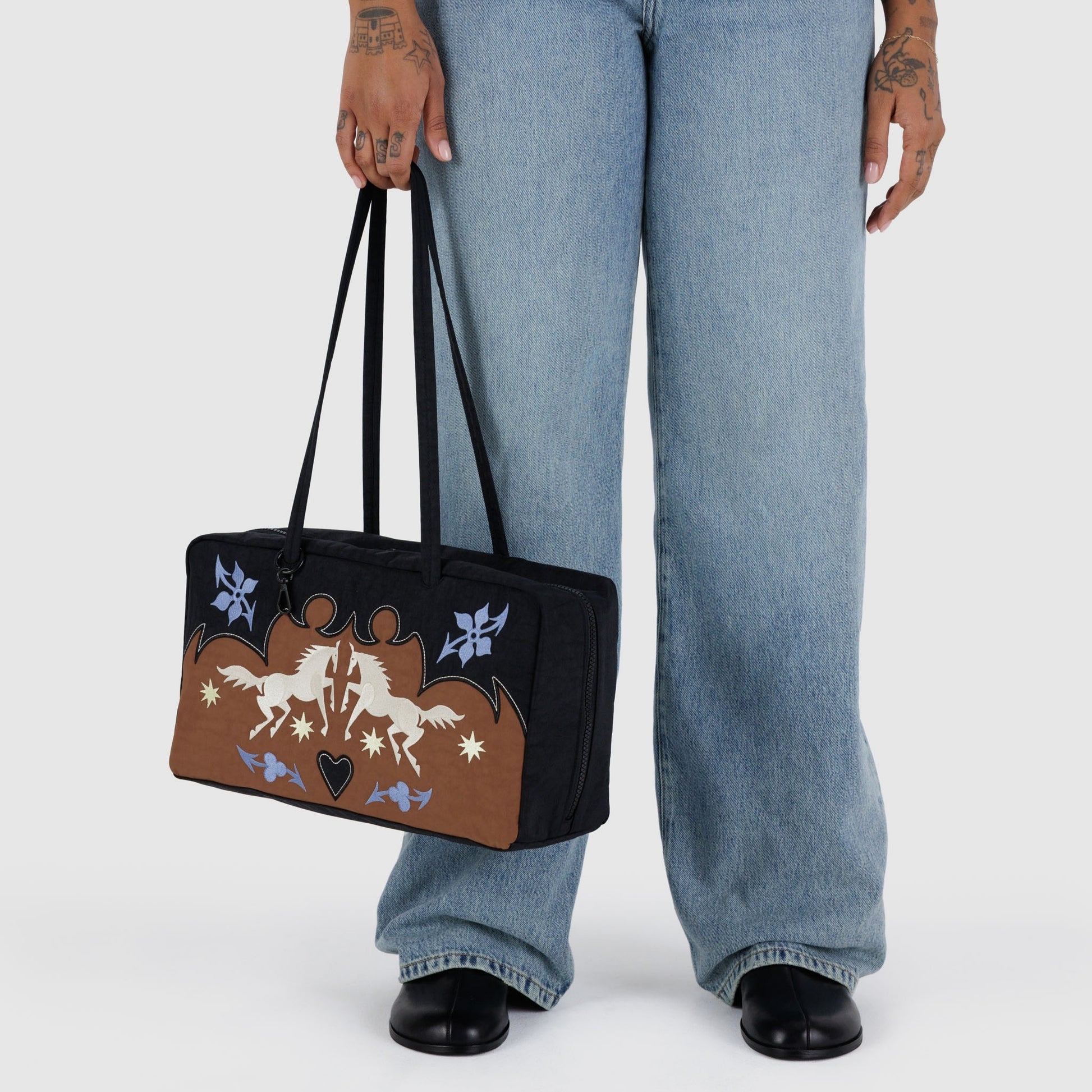 Baggu Medium Nylon Bowler Bag