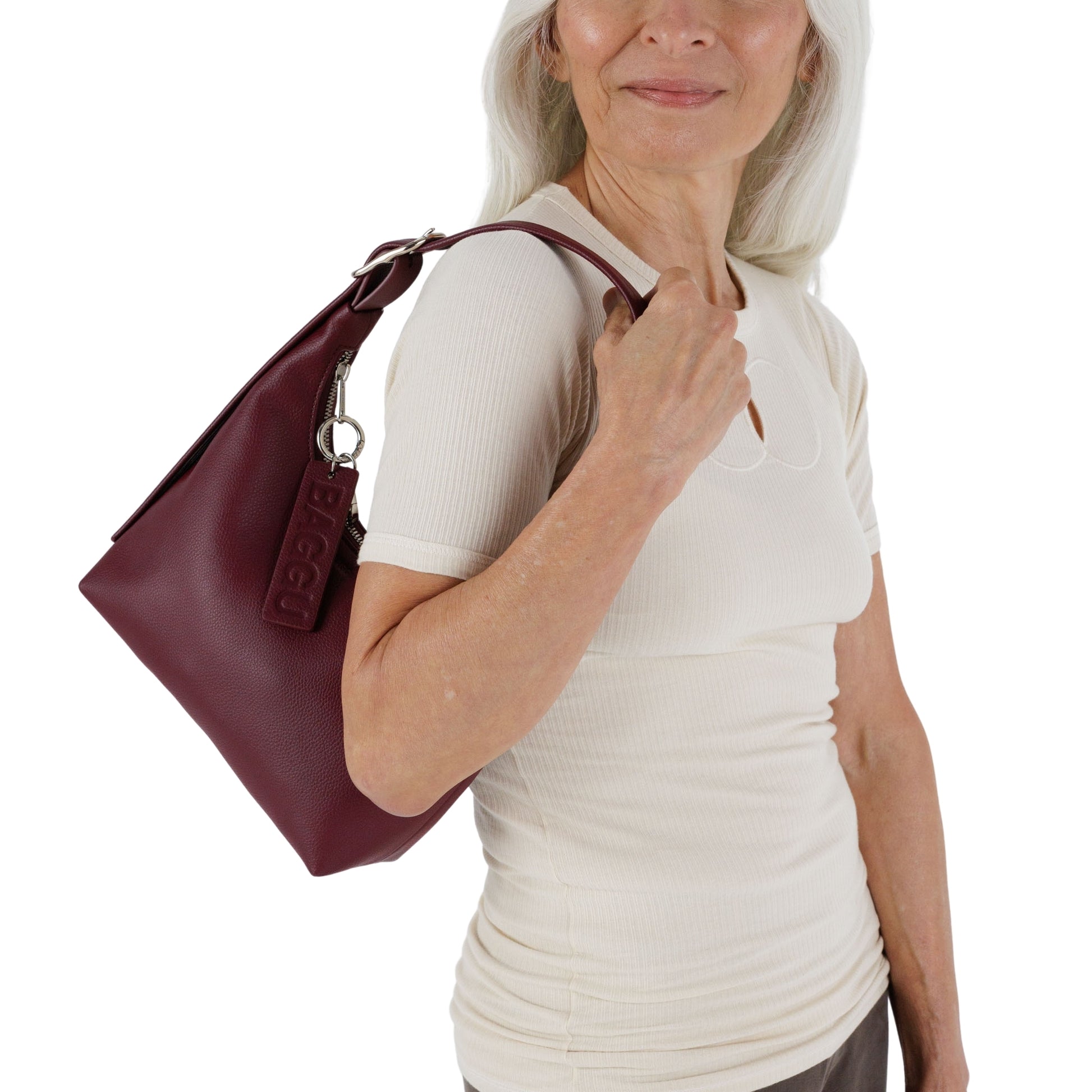 Baggu Mini Recycled Leather Shoulder Bag