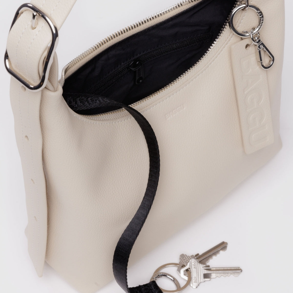 Baggu Mini Recycled Leather Shoulder Bag