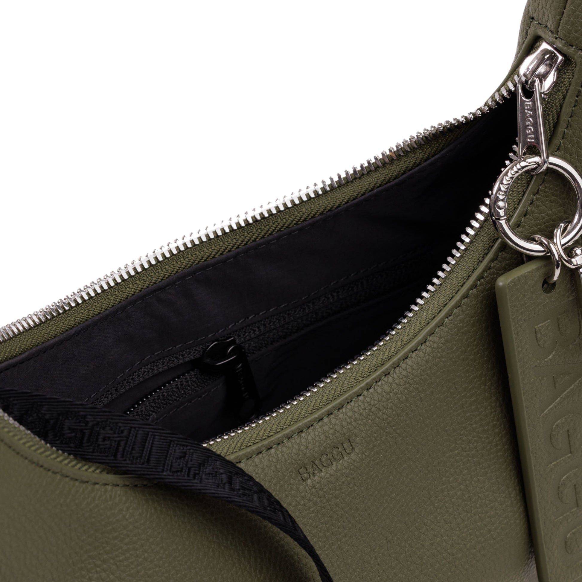 Baggu Mini Recycled Leather Shoulder Bag