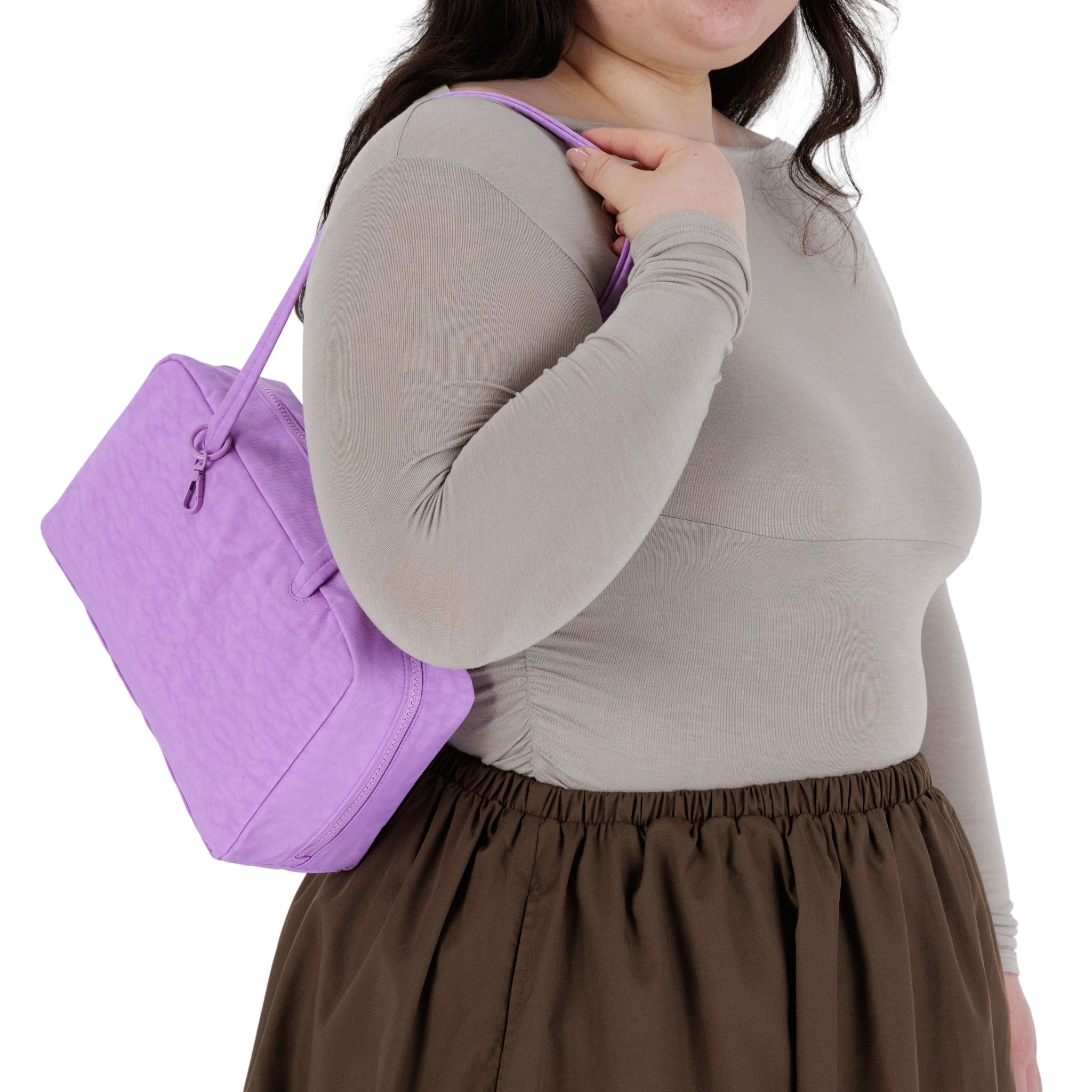 Baggu Nylon Bowler Bag in Rose – Te Koop
