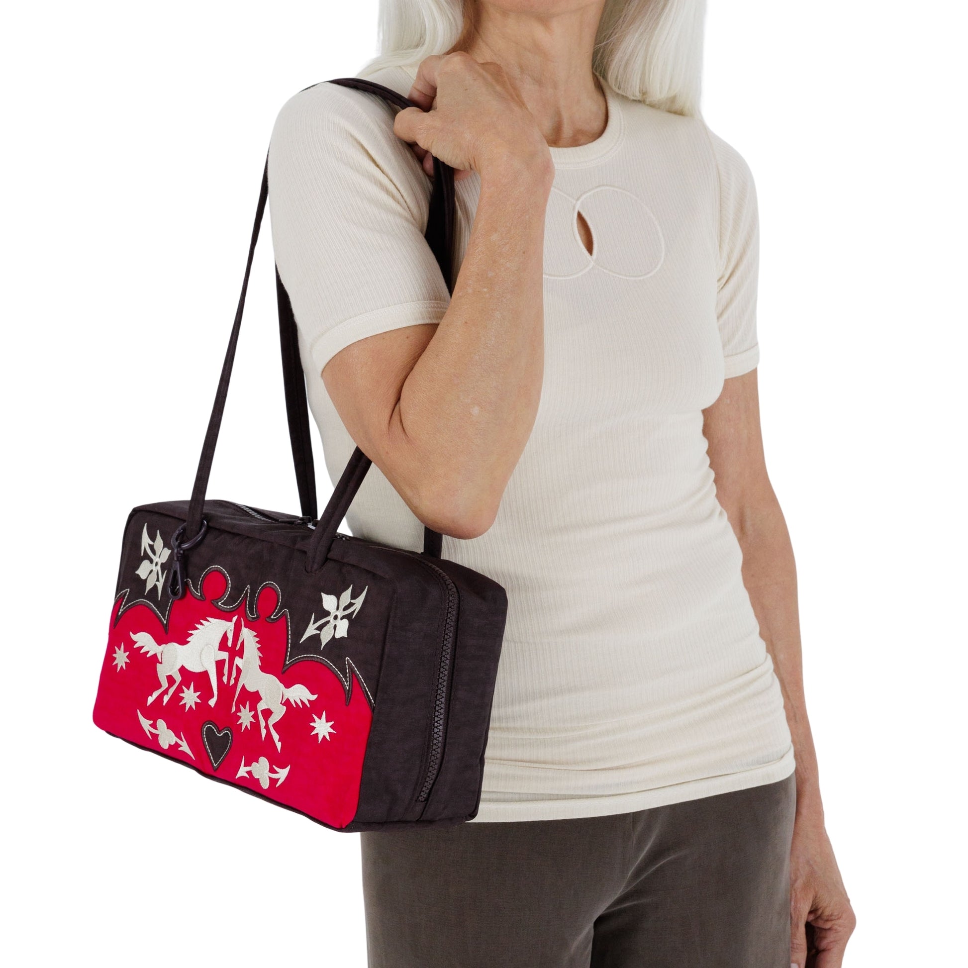 Baggu Nylon Bowler Bag