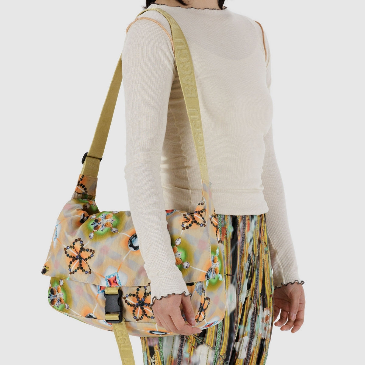Baggu Nylon Messenger Bag