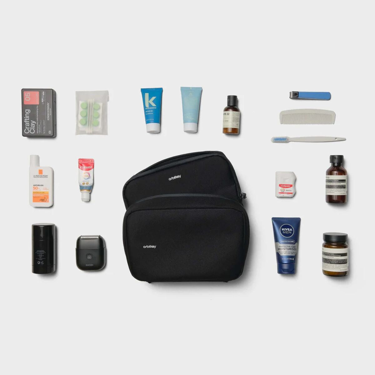 Orbitkey 2-in-1 Toiletry Pouch
