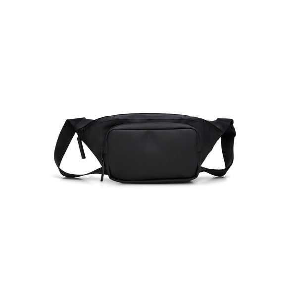 Black shiny bum bag hot sale