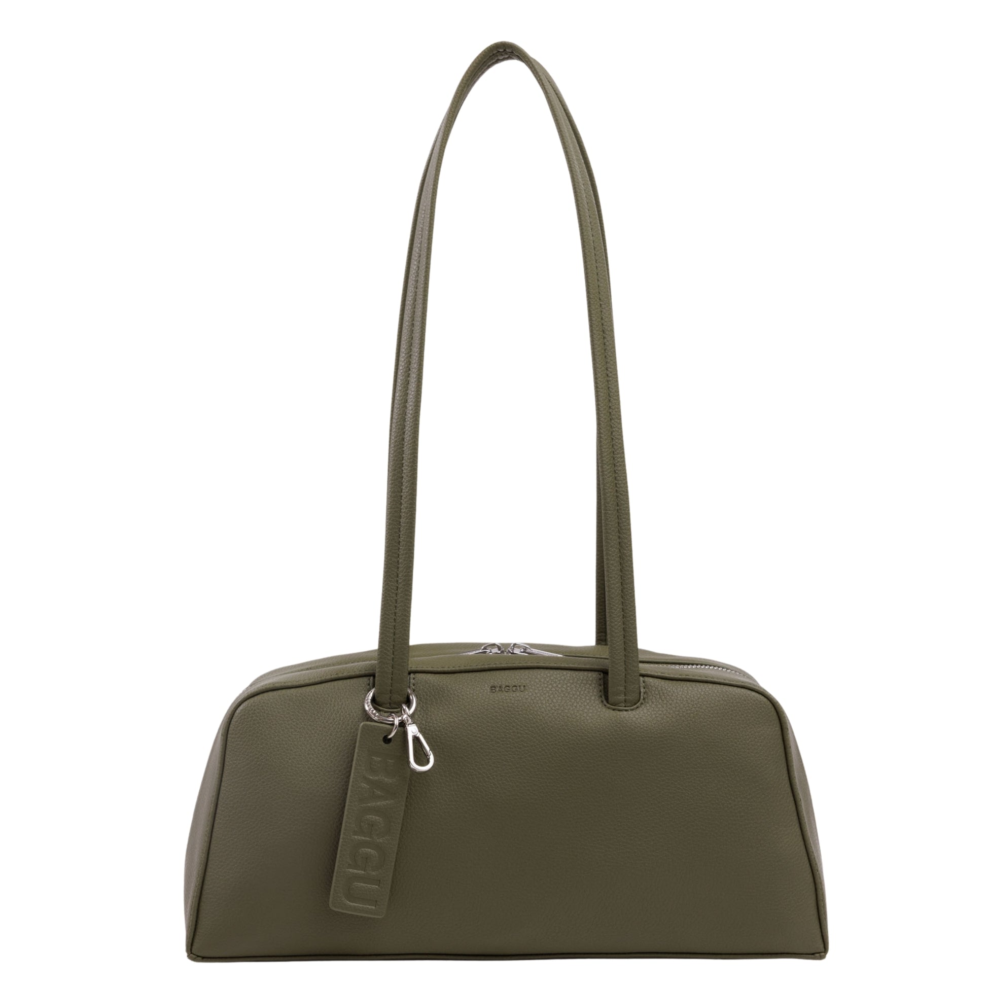 Baggu Recycled Leather Bowler Bag
