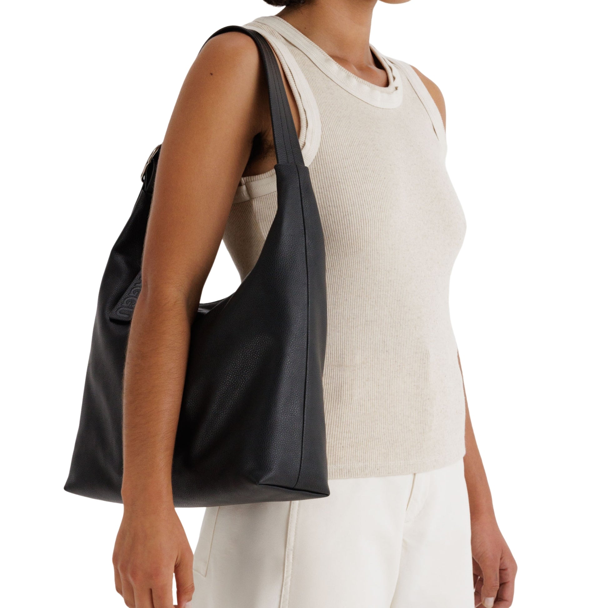 Baggu Recycled Leather Shoulder Bag