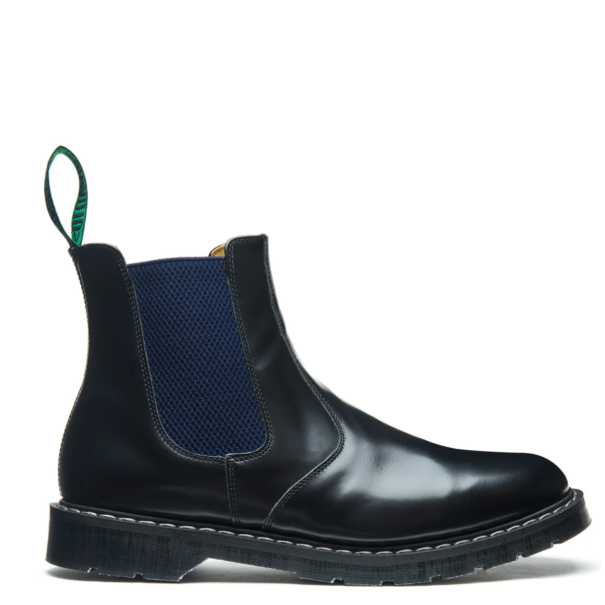 Solovair Dealer Boot in Navy Blue & Black