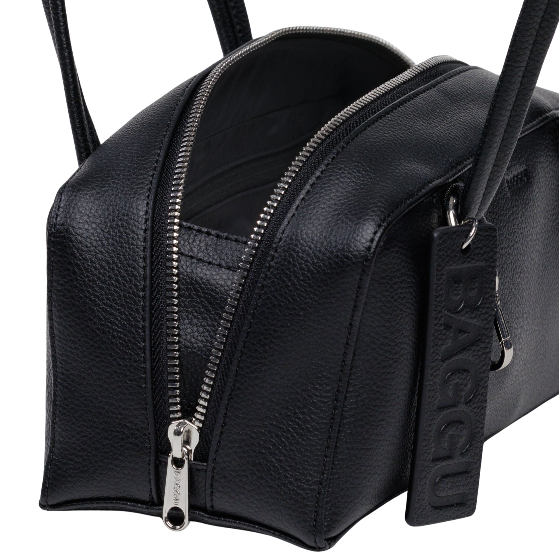 Baggu Small Recycled Leather Bowler Bag