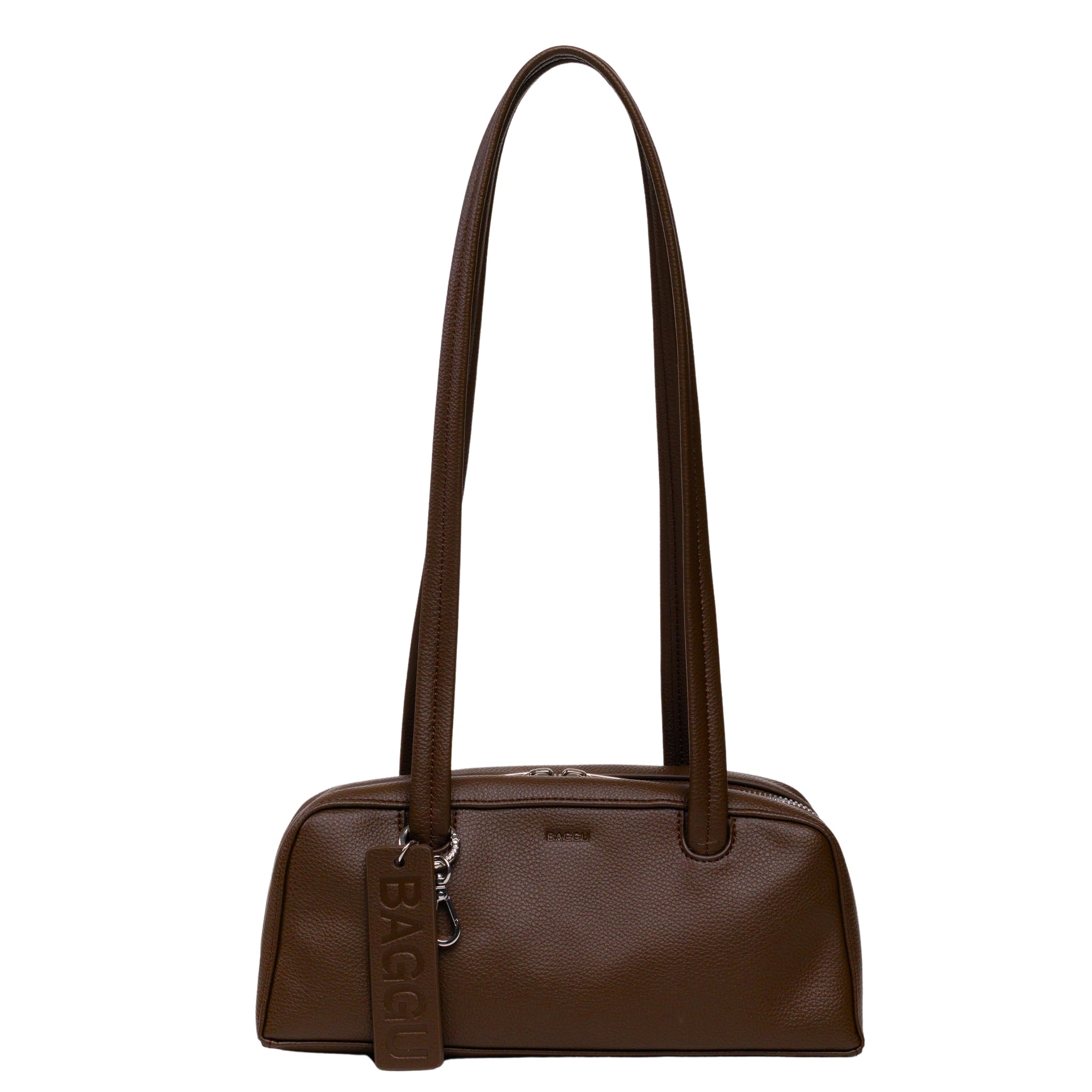 Baggu Small Recycled Leather Bowler Bag