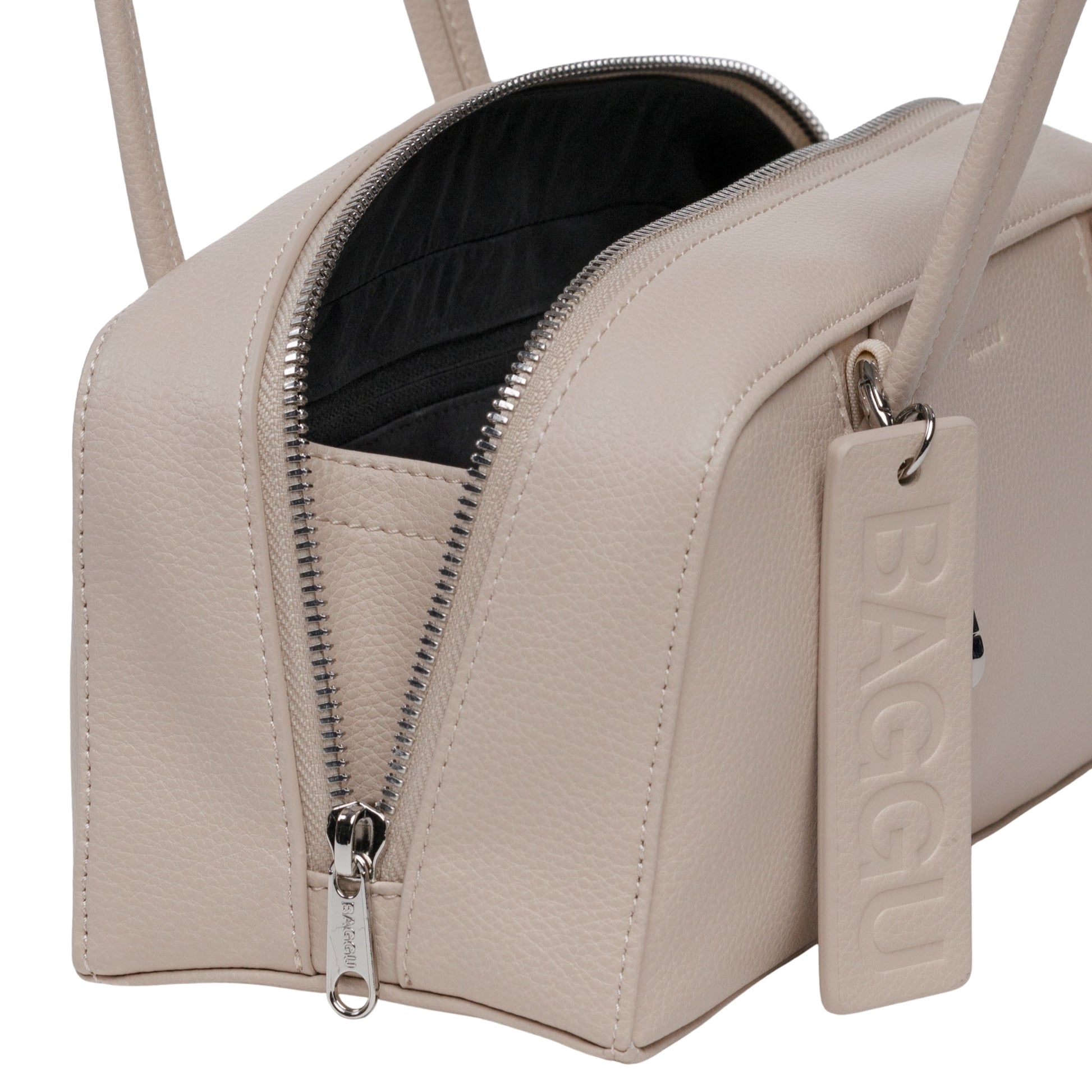 Baggu Small Recycled Leather Bowler Bag