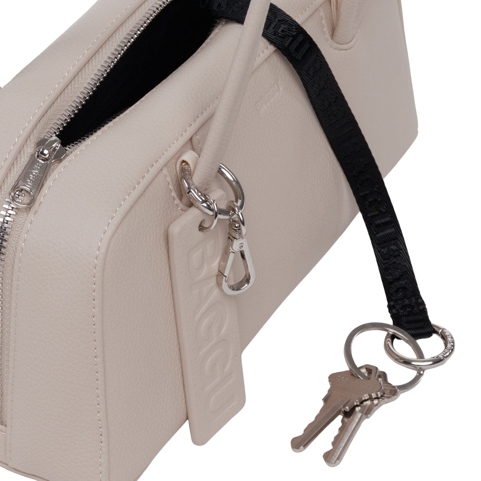 Baggu Small Recycled Leather Bowler Bag