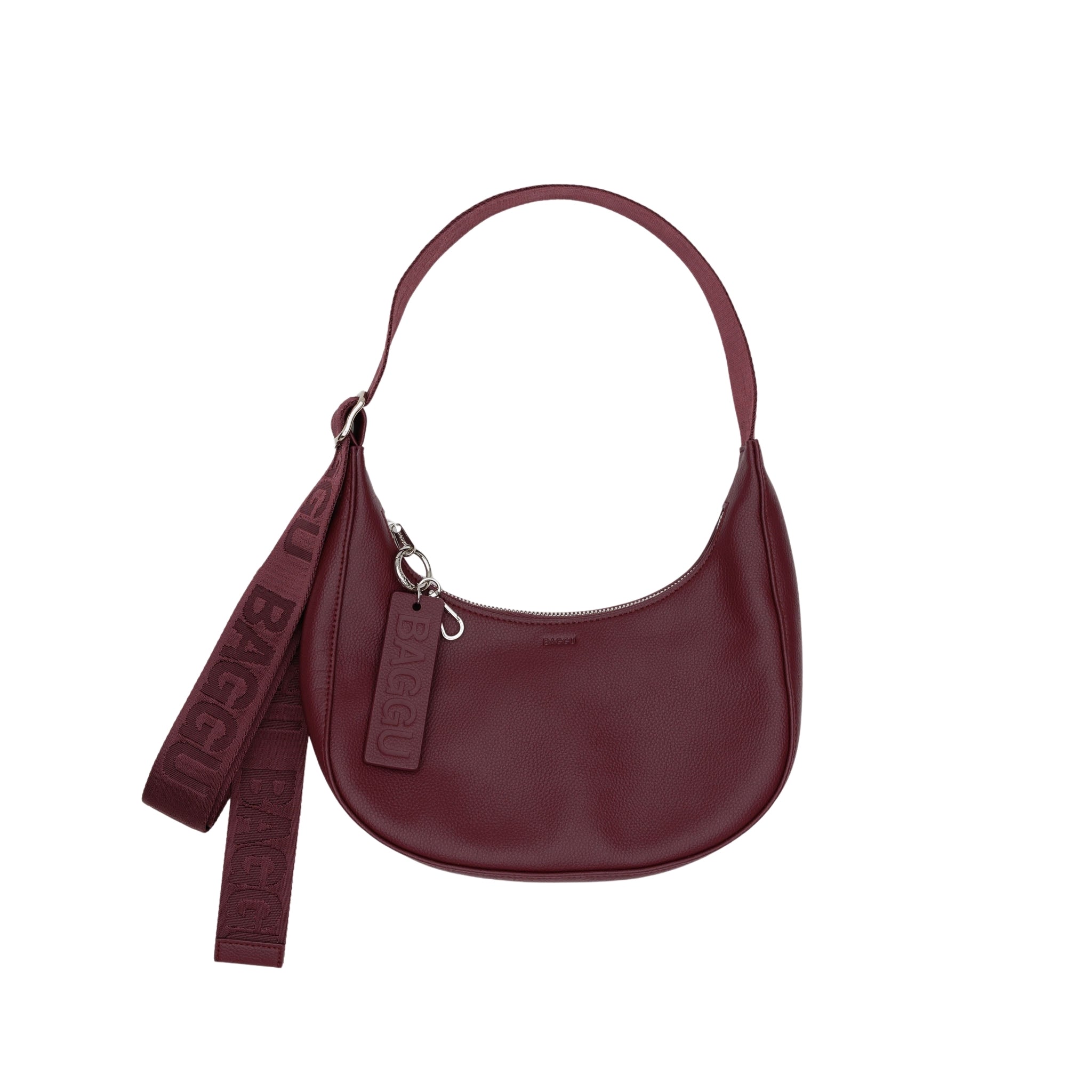 Baggu Small Recycled Leather Crescent Bag