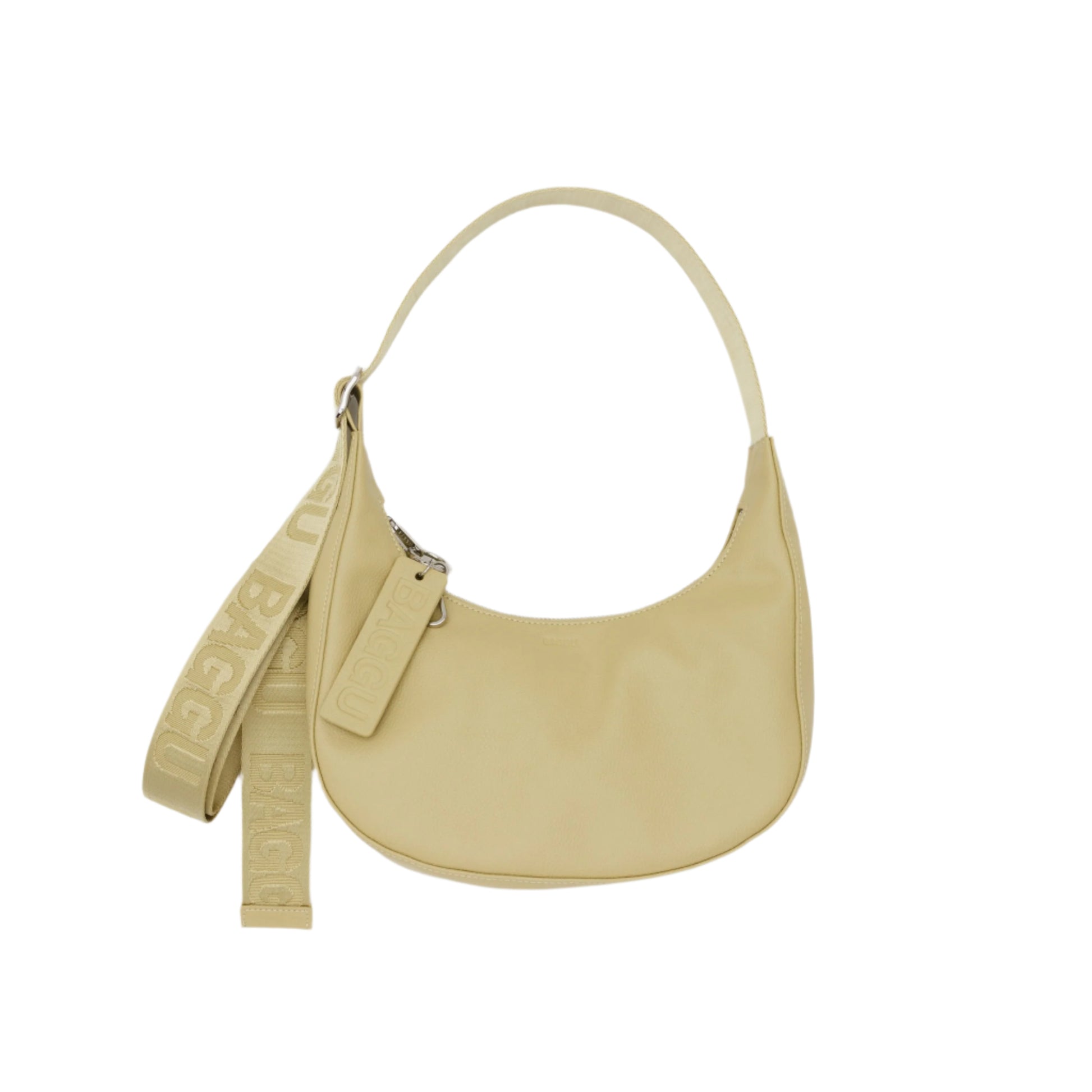 Baggu Small Recycled Leather Crescent Bag