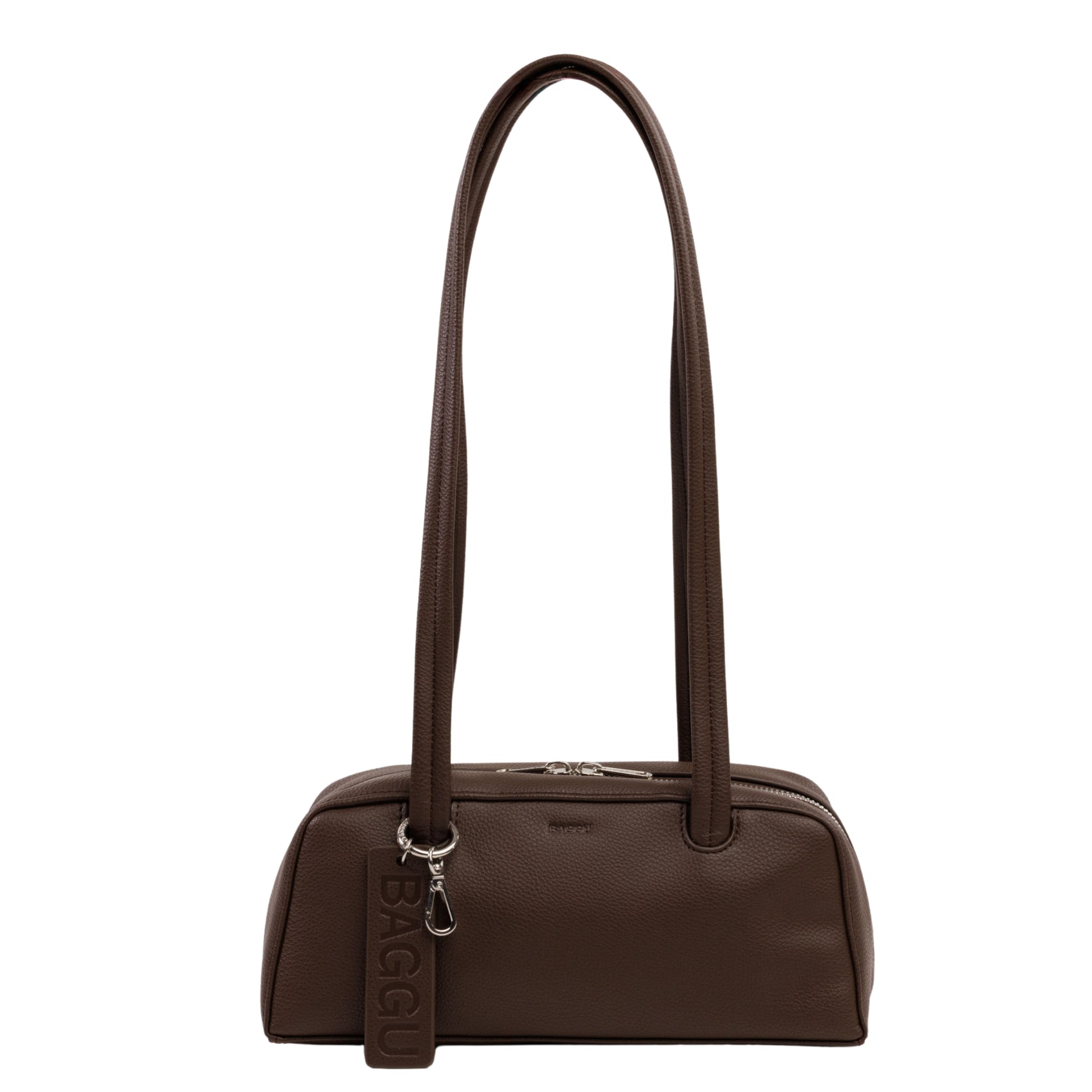 Baggu Small Recycled Leather Bowler Bag