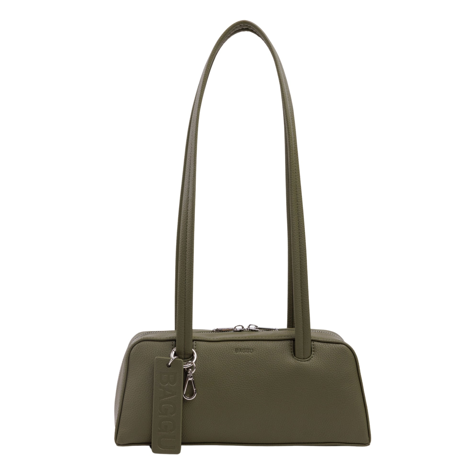 Baggu Small Recycled Leather Bowler Bag