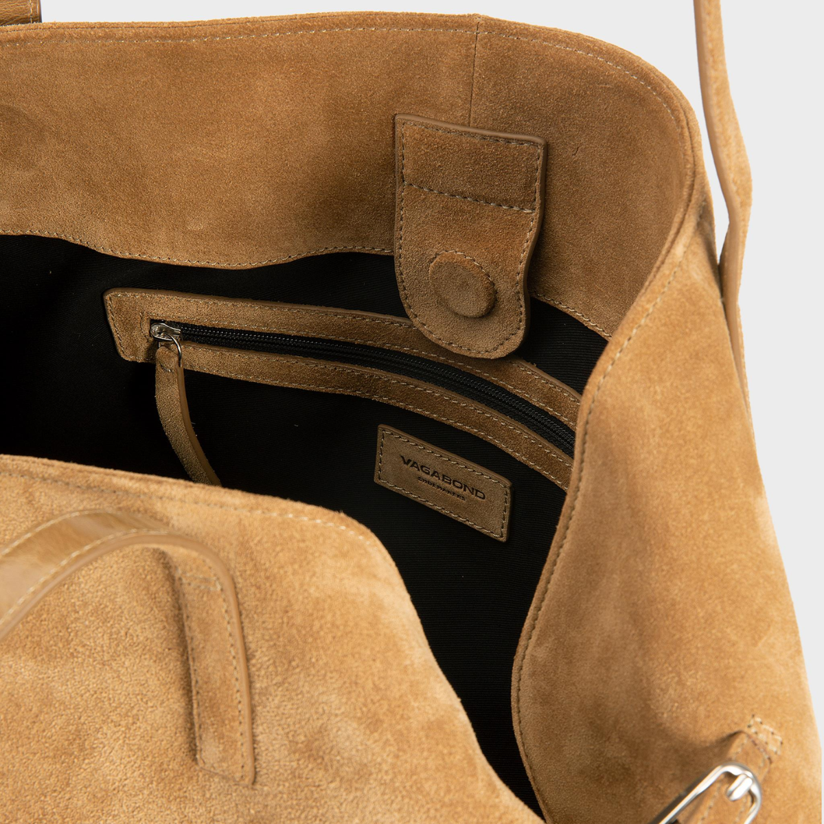Vagabond Cannes Bag in Beige Suede