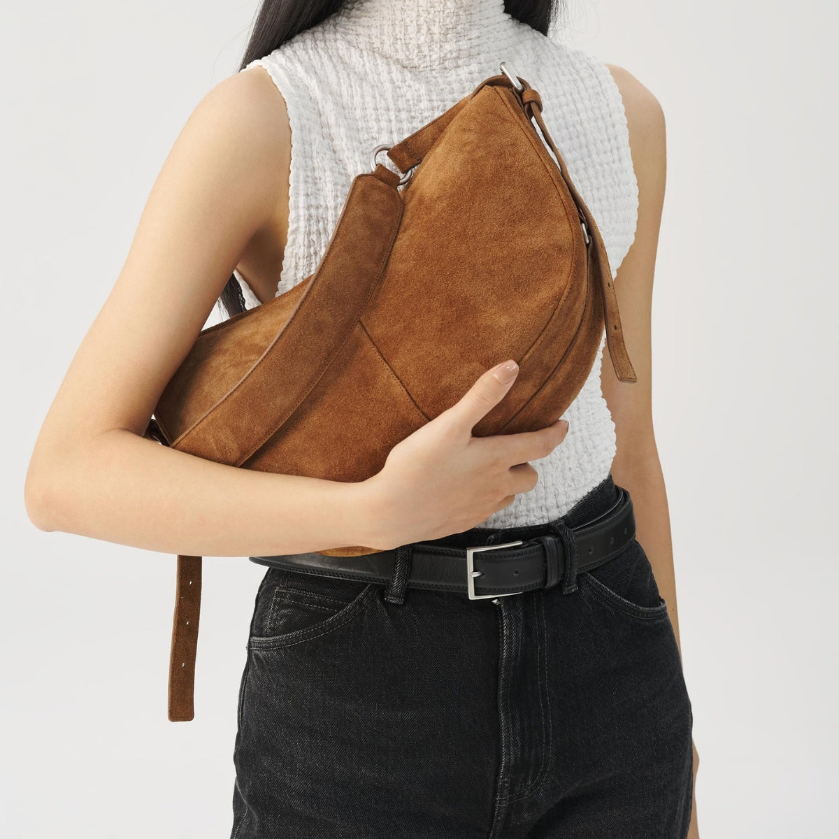 Vagabond Itami Bag Cognac Suede