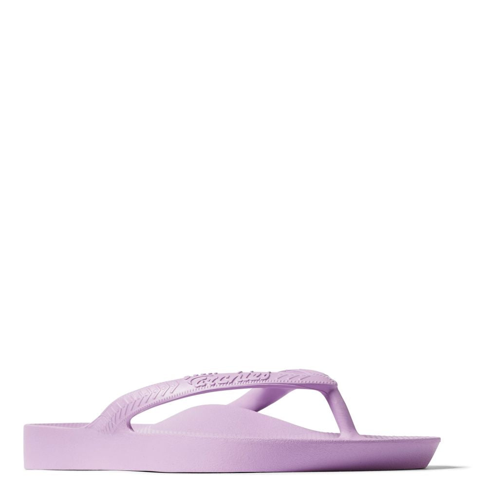 Archies Women's Arch Support Flip Flops in Lilac