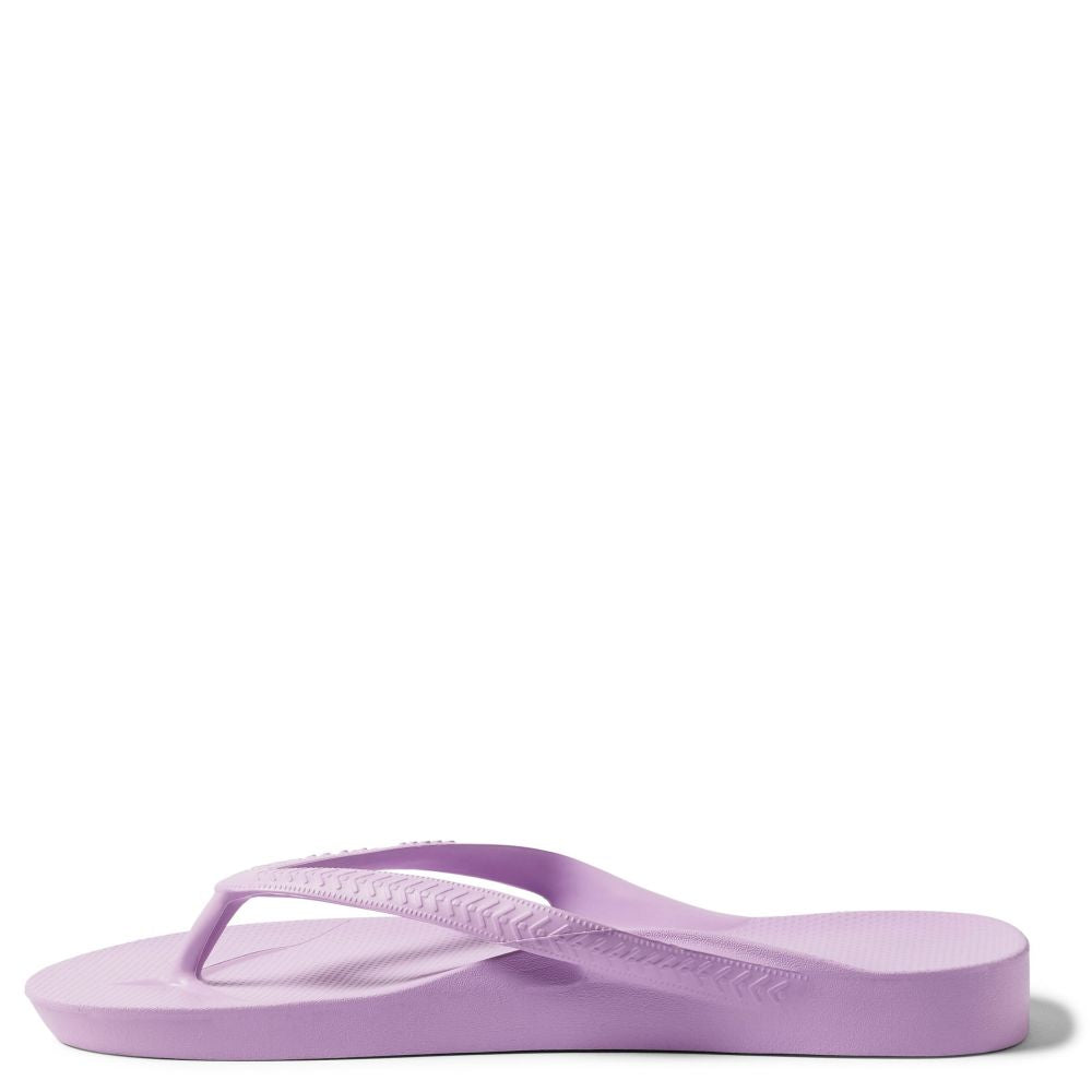 Archies Women's Arch Support Flip Flops in Lilac