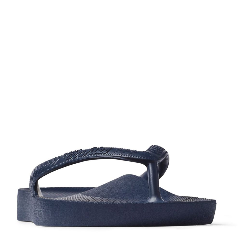 Archies Arch Support Flip Flops in Navy