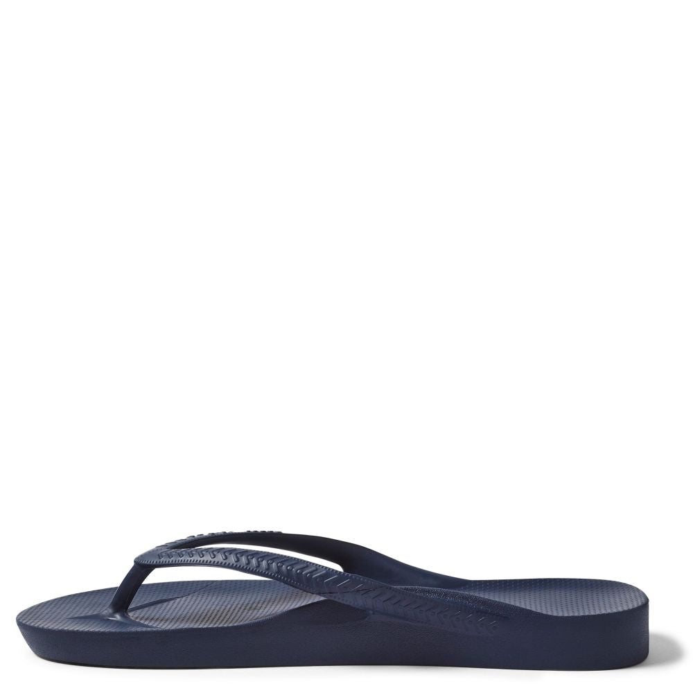 Archies Arch Support Flip Flops in Navy