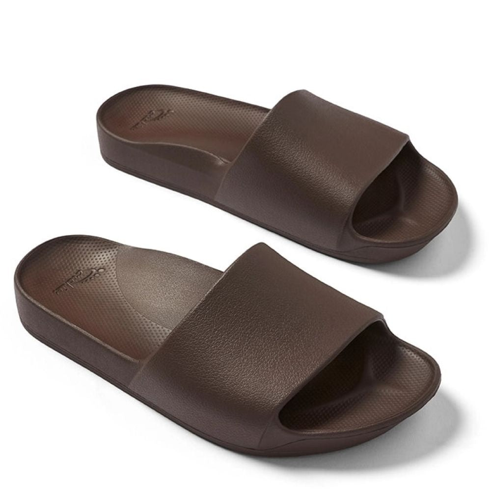 Archies Arch Support Slides in Brown