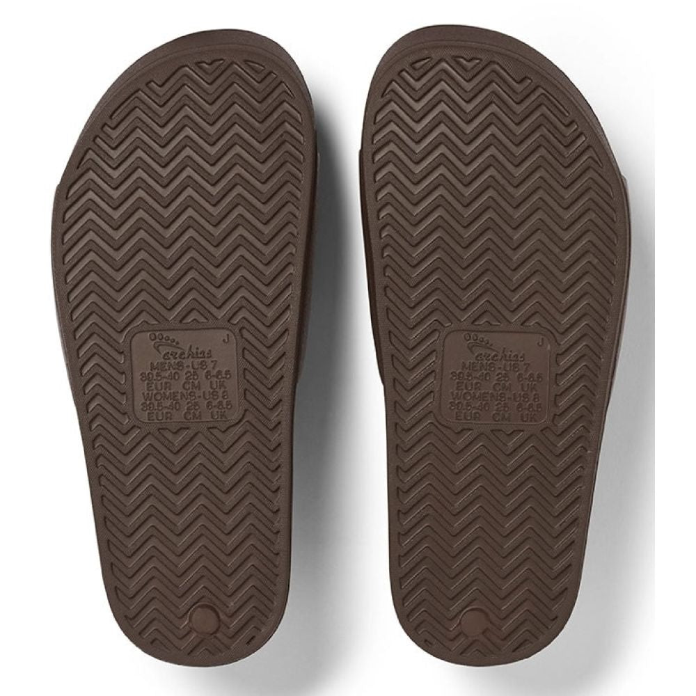 Archies Arch Support Slides in Brown