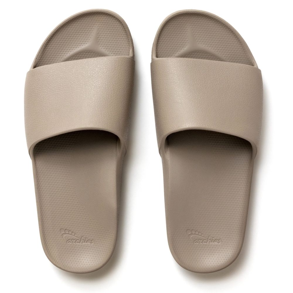 Archies Women's Arch Support Slides in Taupe