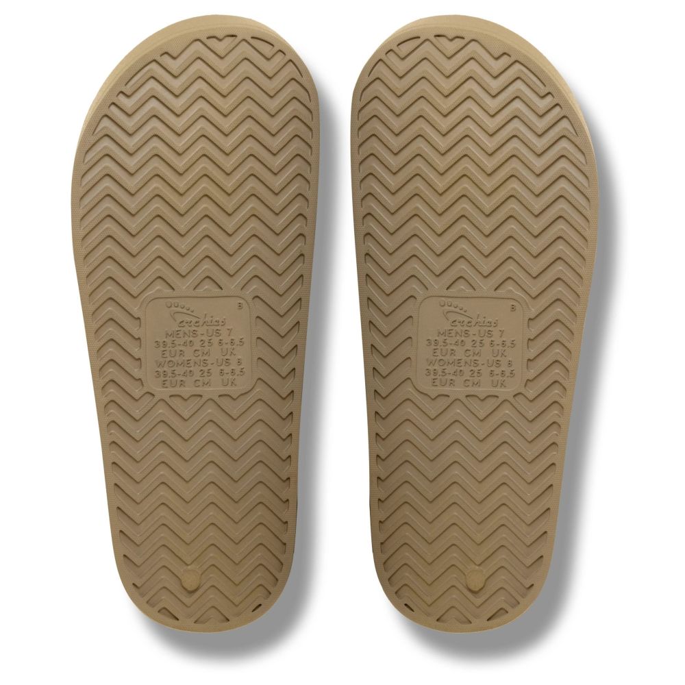 Archies Women's Arch Support Slides in Taupe
