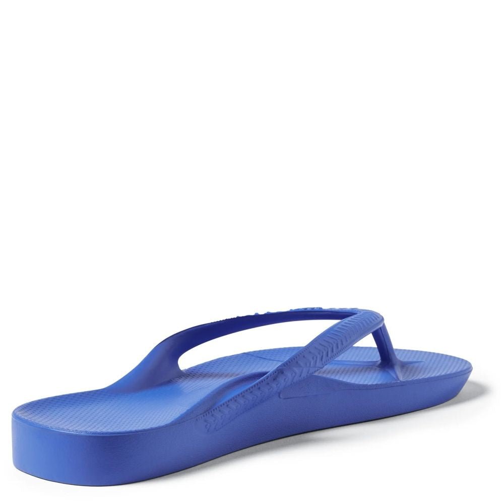 Archies Women's Arch Support Flip Flops in Royal Blue - Getoutside Shoes