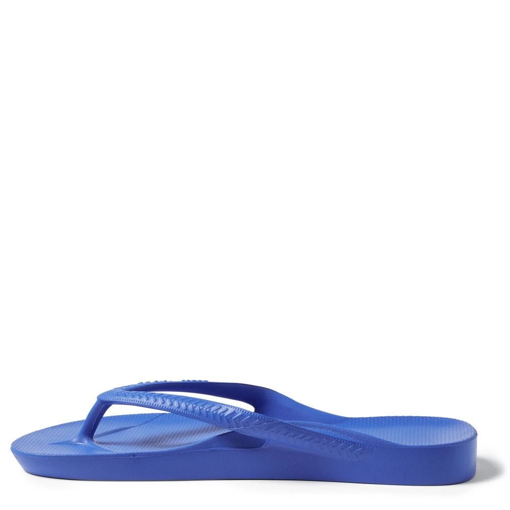 Archies Women's Arch Support Flip Flops in Royal Blue - Getoutside Shoes