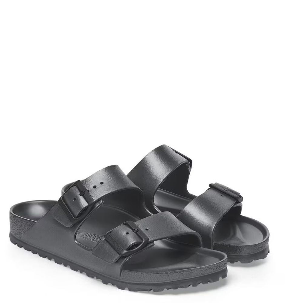 Birkenstock Women's Arizona EVA in Metallic Anthracite (Narrow Width)