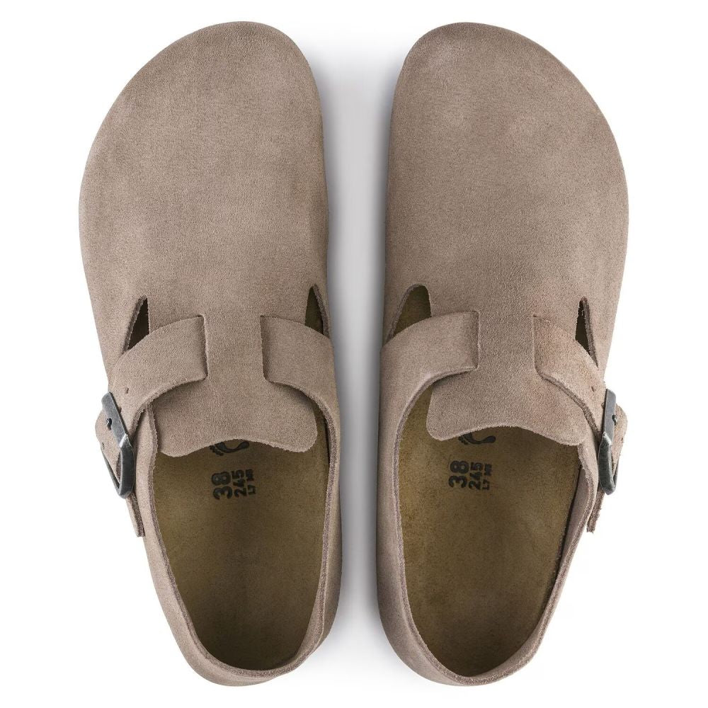 Birkenstock London Suede Leather in Taupe