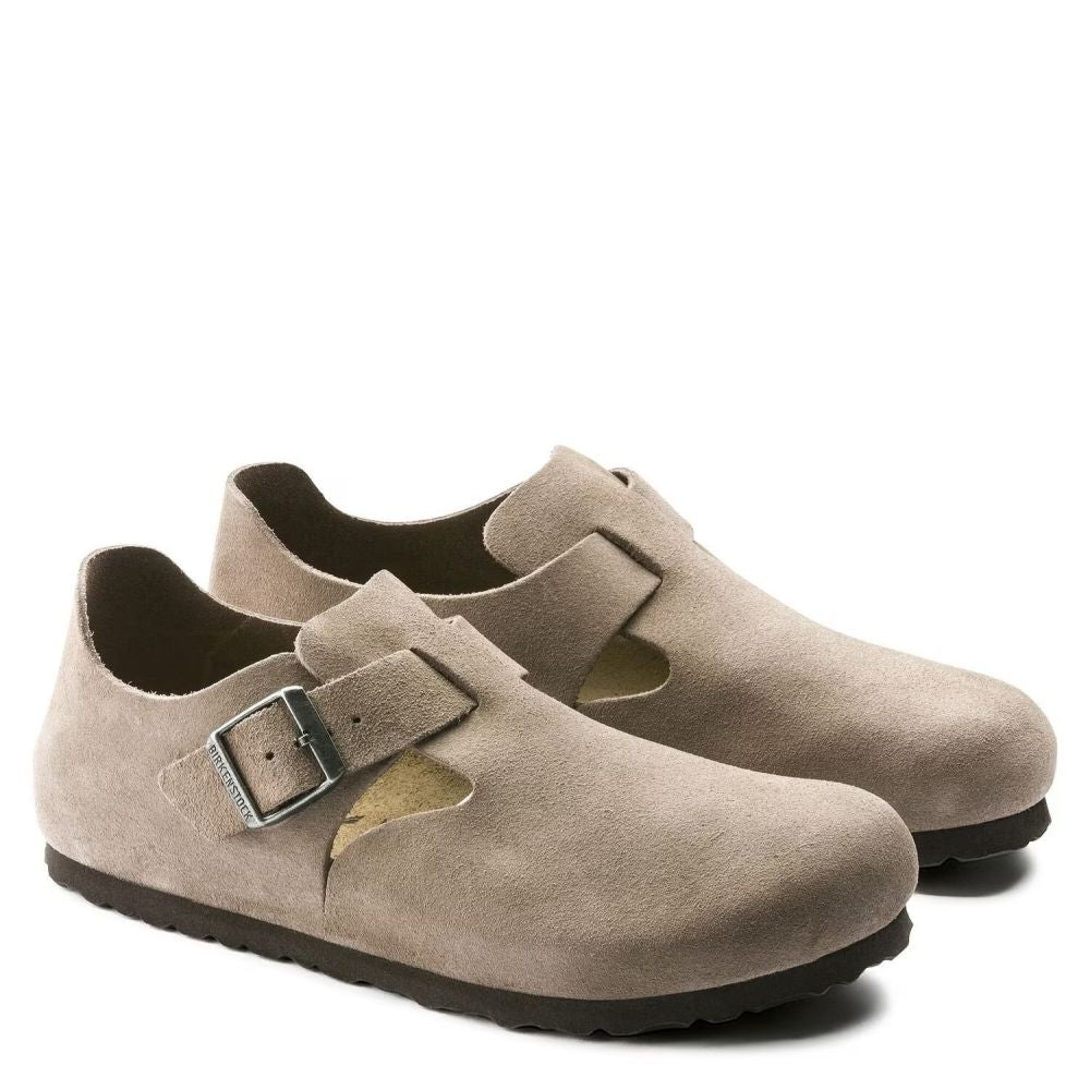 Birkenstock London Suede Leather in Taupe
