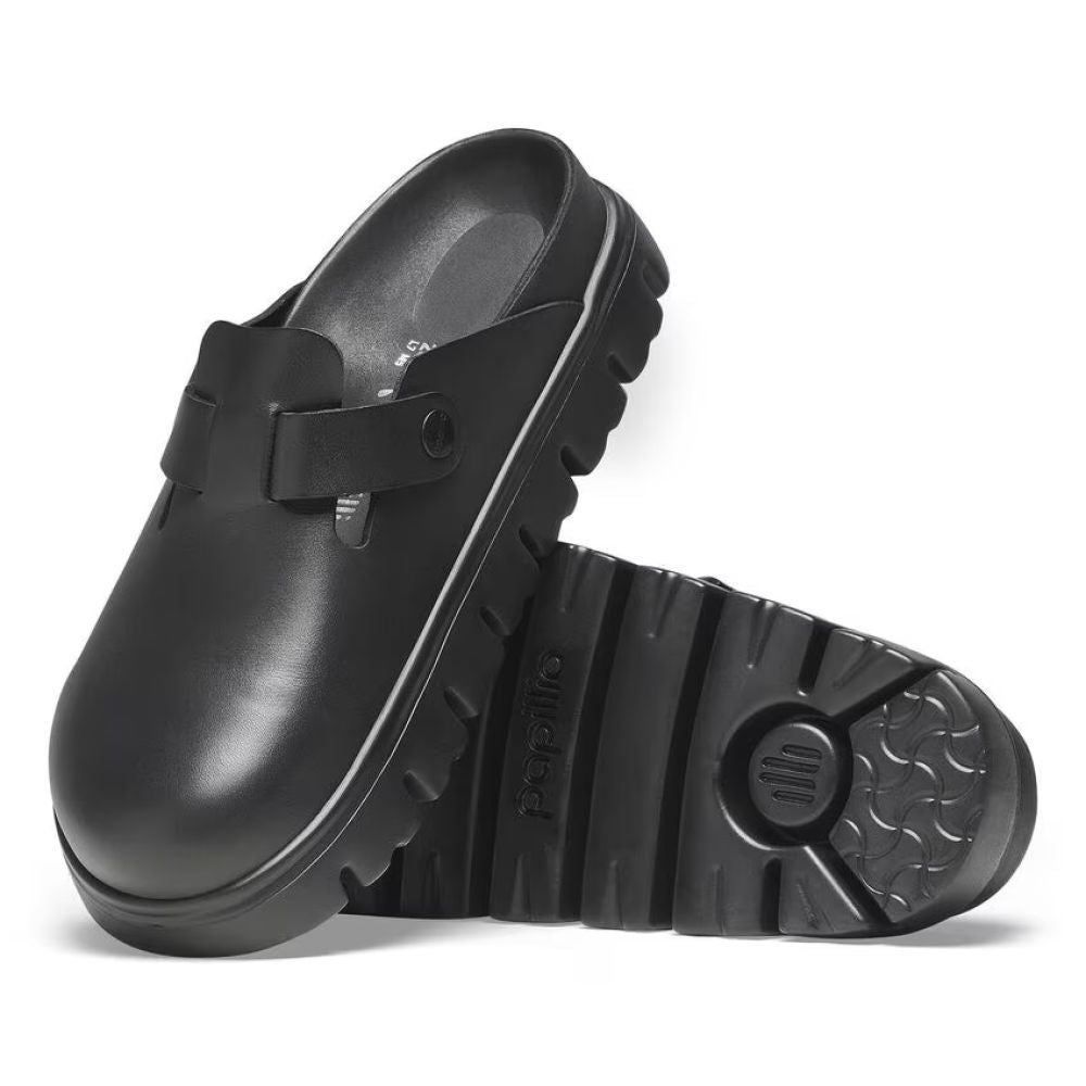 Birkenstock Women's Boston Chunky in Black (Narrow Width)