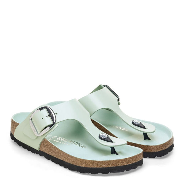 サンダル・ミュール BIRKENSTOCK Women Sandals 1029429SUE PS GREEN BIRKENSTOCK GIZEH PATENT DIGITAL GREEN WOMEN THONG SANDALS