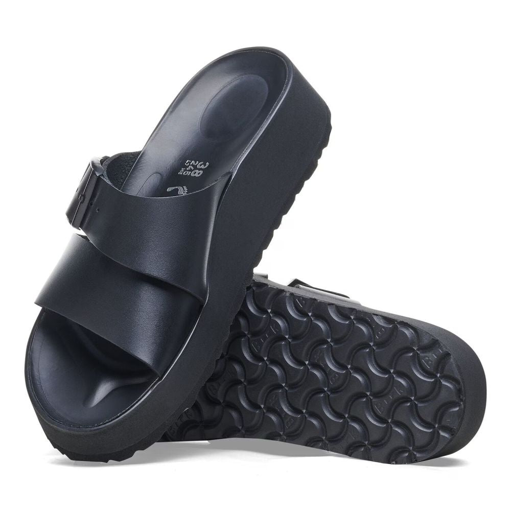 Birkenstock Women's Almina Leather in Black (Narrow Width)