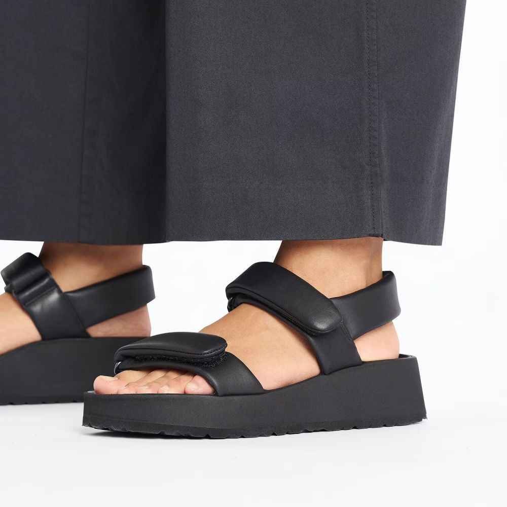 Birkenstock Women's Theda Leather in Black (Narrow Width)
