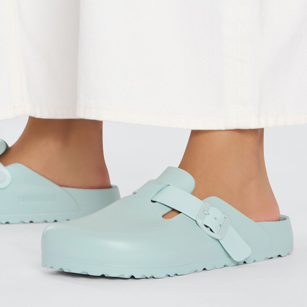 Birkenstock Boston EVA in Surf Green (Narrow Width)