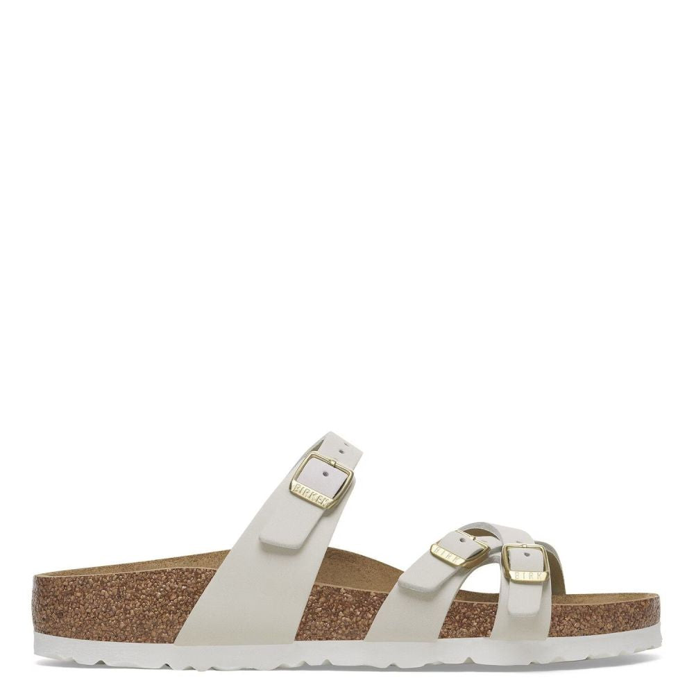 Birkenstock Women's Franca Nubuck Leather in Antique White