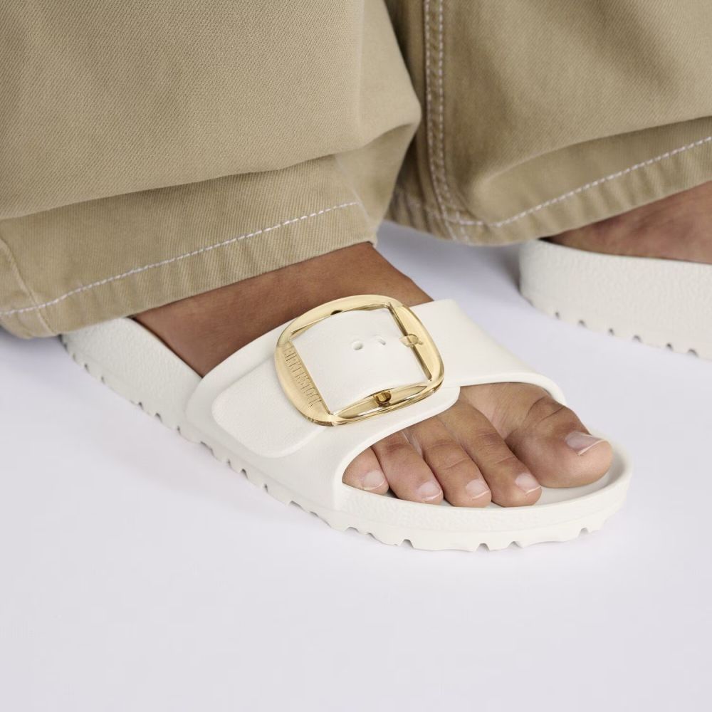 Birkenstock Madrid Big Buckle EVA in Eggshell (Narrow Width)