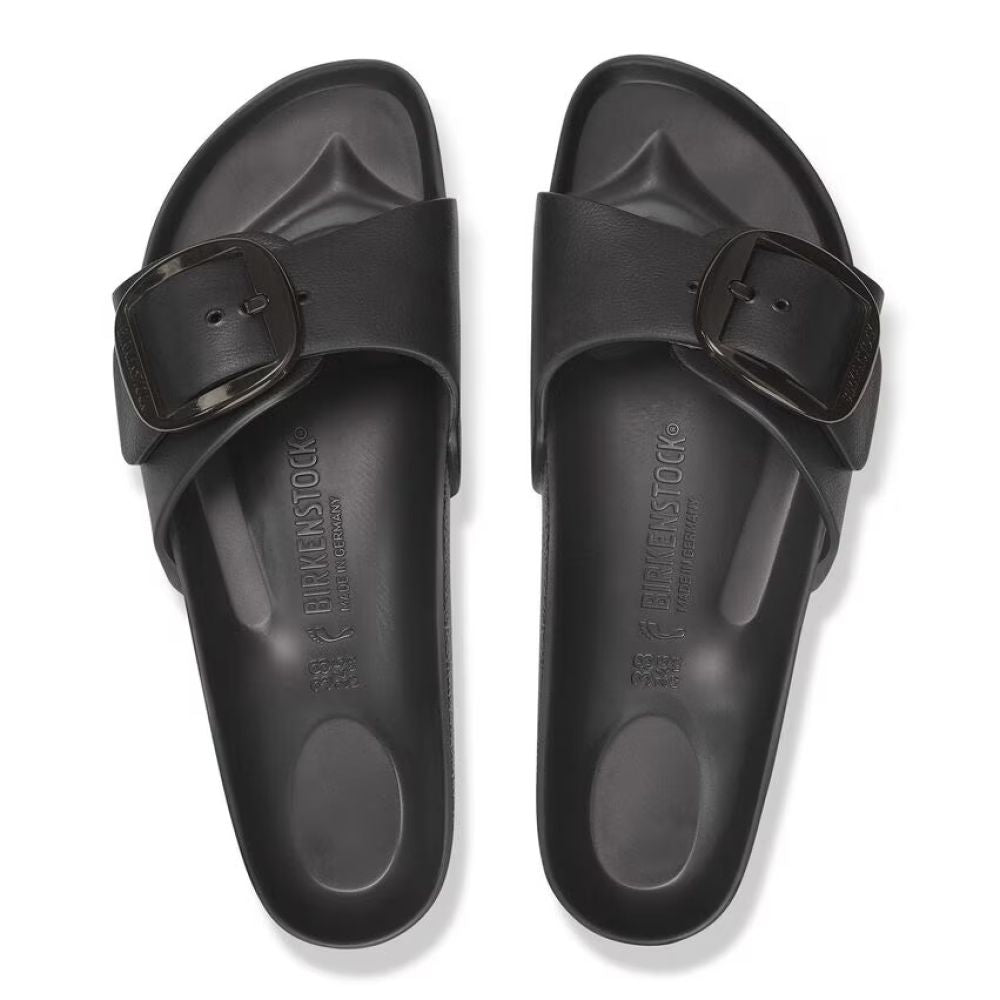 Birkenstock Madrid Big Buckle EVA in Black (Narrow Width)