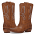 Frye and Co. Women's Irlene Short Deco Stitch in Caramel - Getoutside Shoes