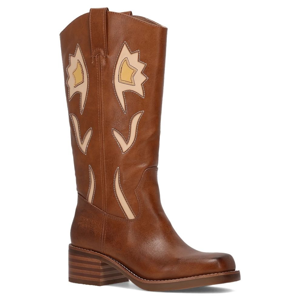 Frye and Co. Women's Miranda 10 Flower in Saddle - Getoutside Shoes